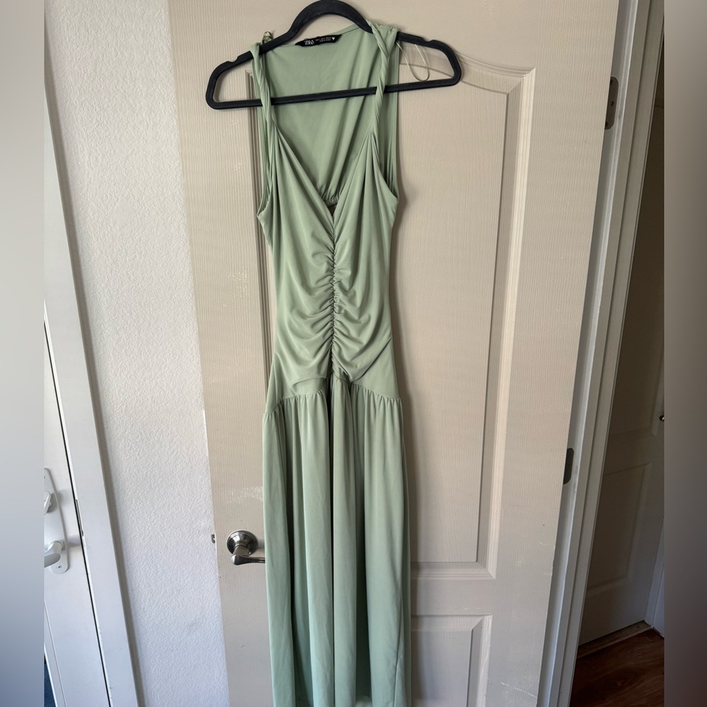 Zara mint green dress